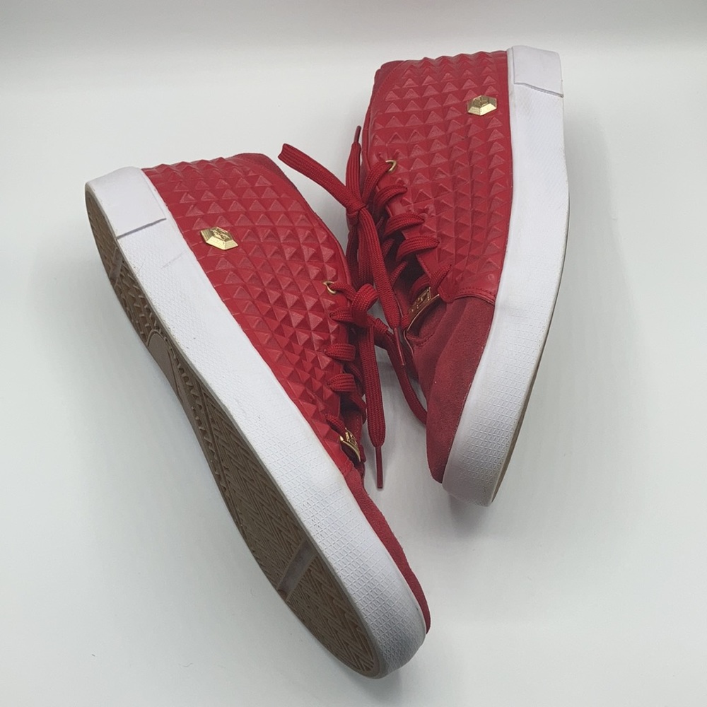 Nike Lebron XIII Lifestyle Mid Top Sneakers Shoes Gym Red Gold Men's Siz… - Picture 14 of 17